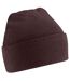 Beechfield Soft Feel Knitted Winter Hat (Chocolate) - UTRW210