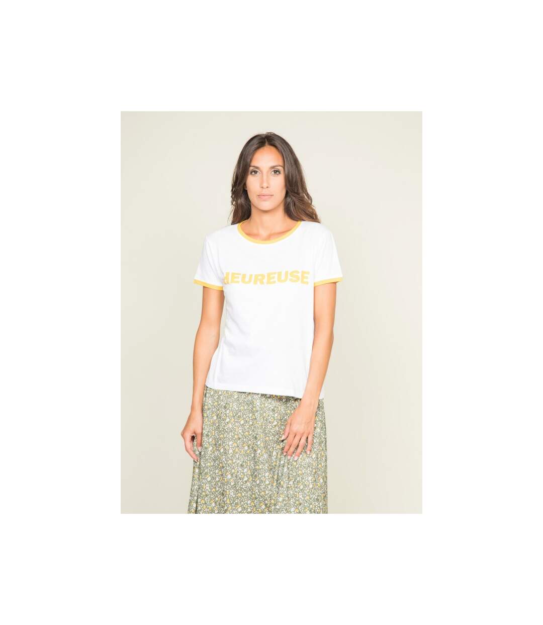 T-shirt col rond message FELIPE - Dona X Lisa-1