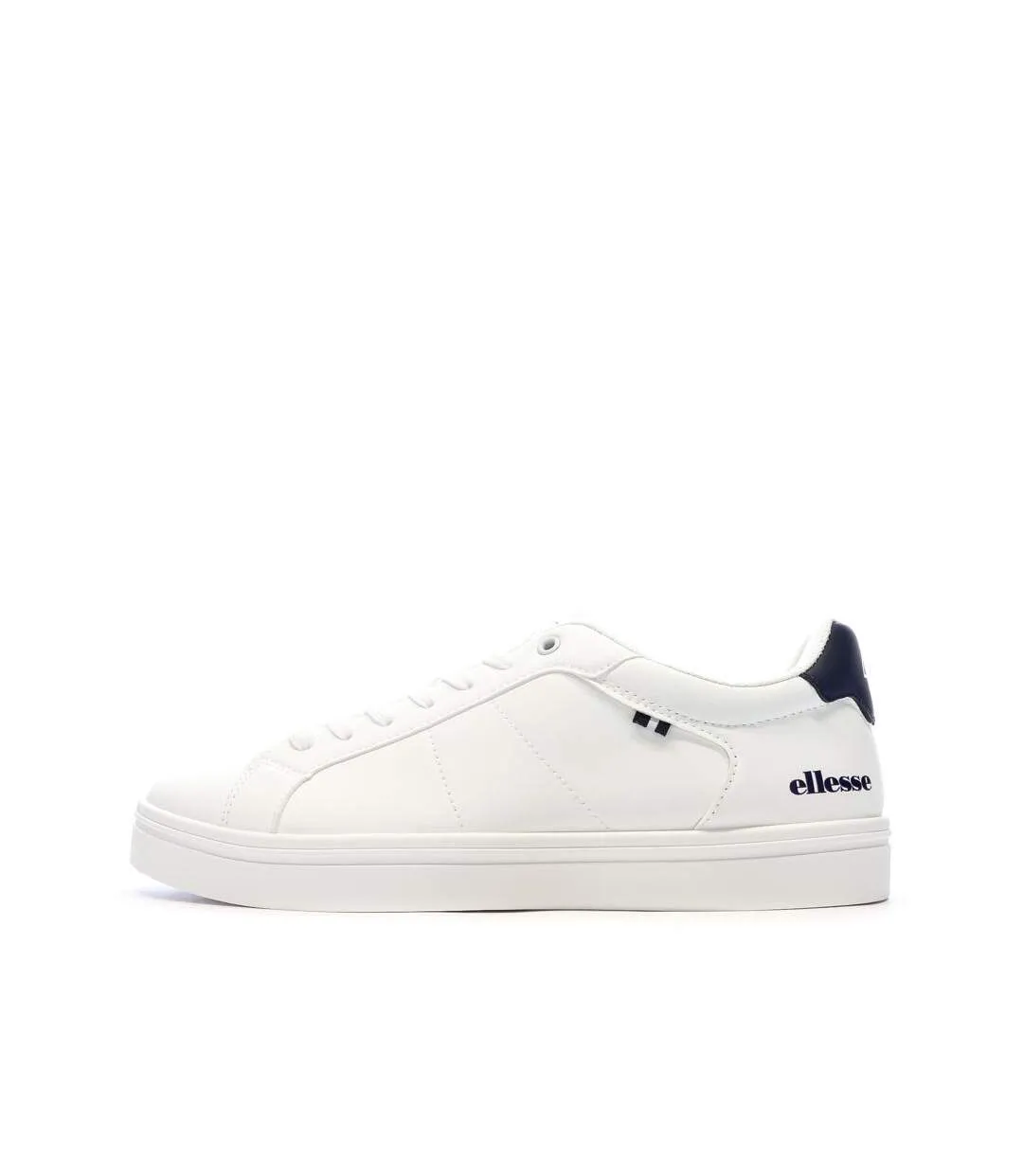 Baskets blanc/marine homme ellesse frizzy-1