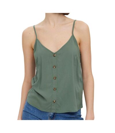 Débardeurs Vert Femme Vero Moda Vmvica Button