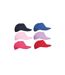 Childs Baseball Cap Assorted Colours One Colour Universal Textiles-1