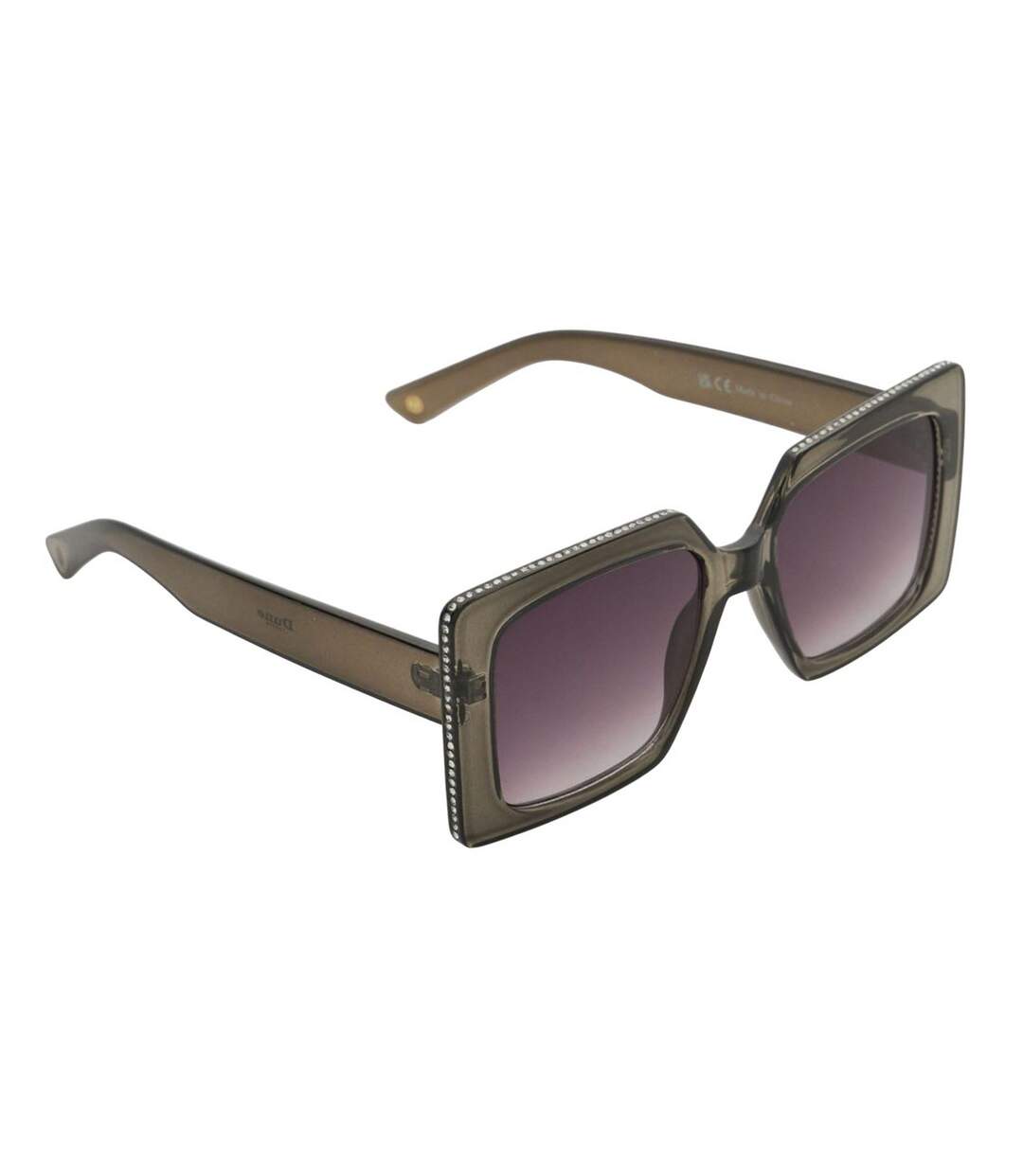 Glitzy Diamante Sunglasses One Size Grey Dune London-2