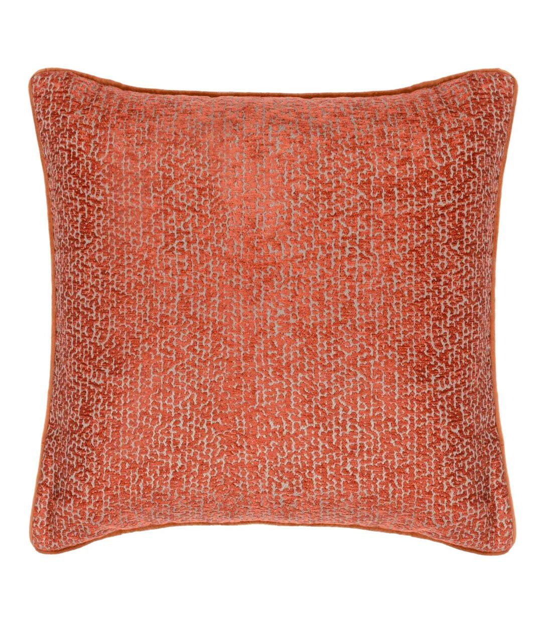 Cirro jacquard cushion cover 45cm x 45cm rust Wylder