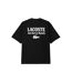 Mens Jersey Loose T-shirt Black Lacoste-3