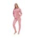 Ensemble De Pyjama Long Femme Rose Keanu-2