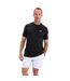 T-shirt Manches Courtes Sport Motif/style Logo Homme Noir Sjeng Sports-1