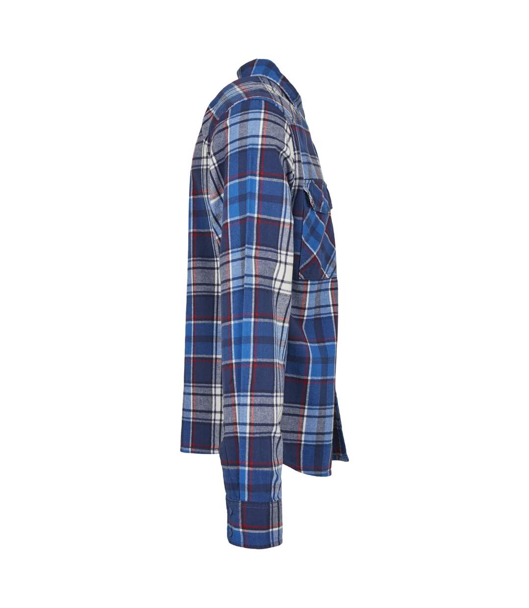 Chemise À Carreaux Pour Hommes Marine Build Your Brand-4