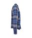 Chemise À Carreaux Pour Hommes Marine Build Your Brand-4