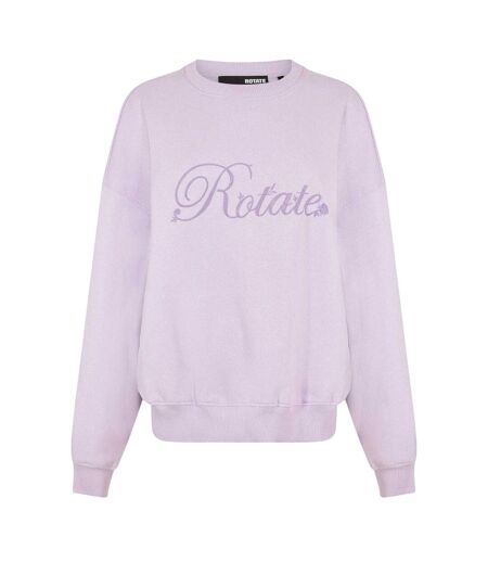 Sweat Motif/style Logo Brodé Femme Violet Rotate Sunday