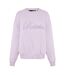 Sweat Motif/style Logo Brodé Femme Violet Rotate Sunday-2
