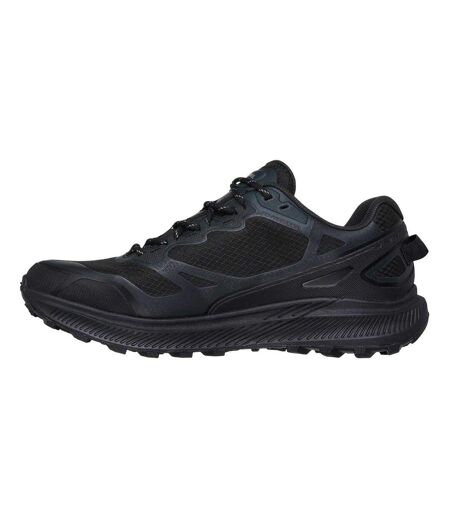 Mens Ridgestar Lace Up Flat Trainers Black Skechers