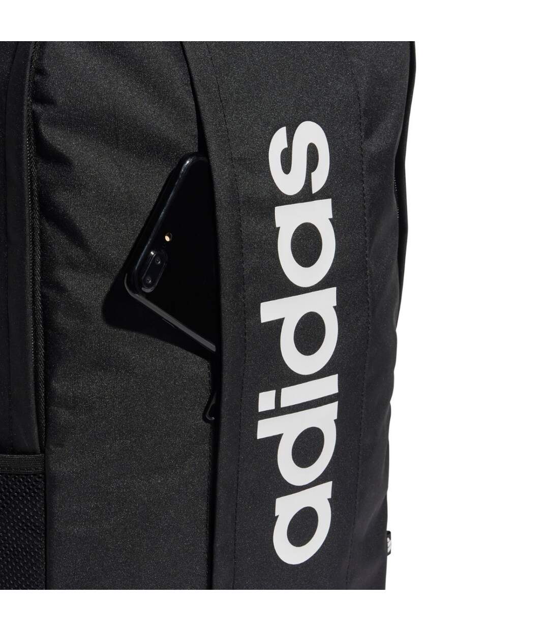 Sac À Dos Motif/style Linéaire Taille Unique Noir Adidas-4