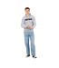Mens Crossover Overhead Hoodie Light Grey Marl Brave Soul-3