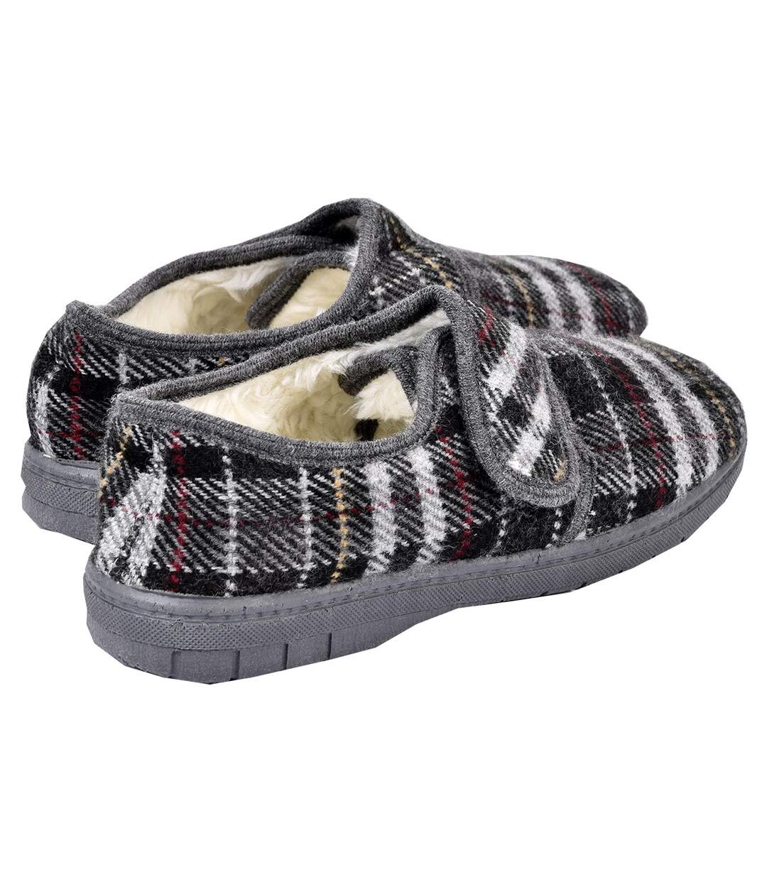 CHARENTAISE Homme Pantoufle PREMIUM 980PANO GRIS-4