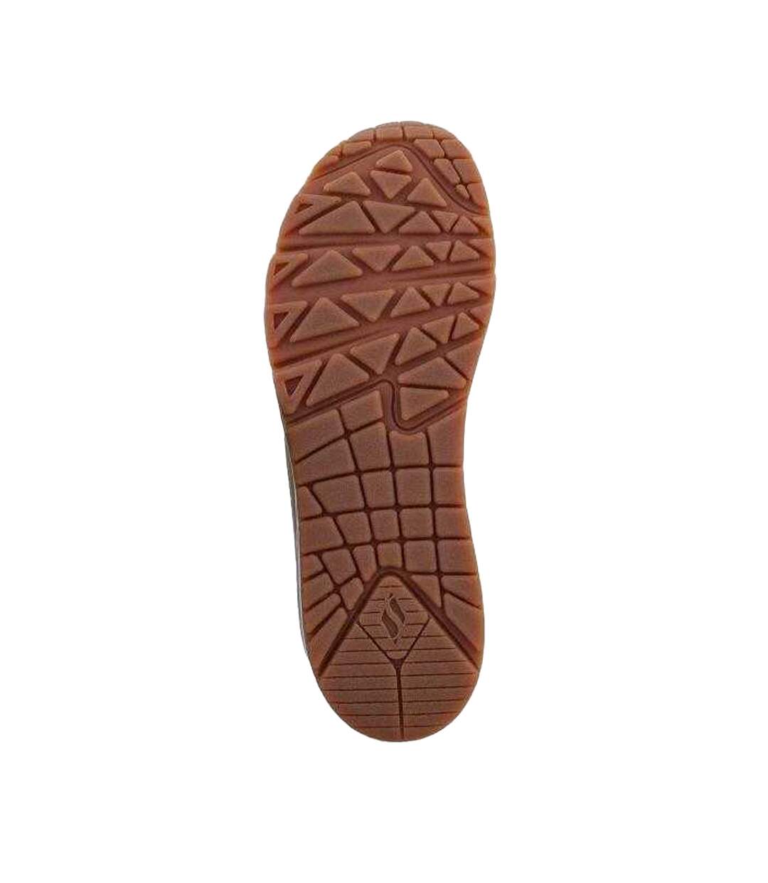 Baskets Motif/style Logo Uno Stand On Air Femme Blanc Skechers-4