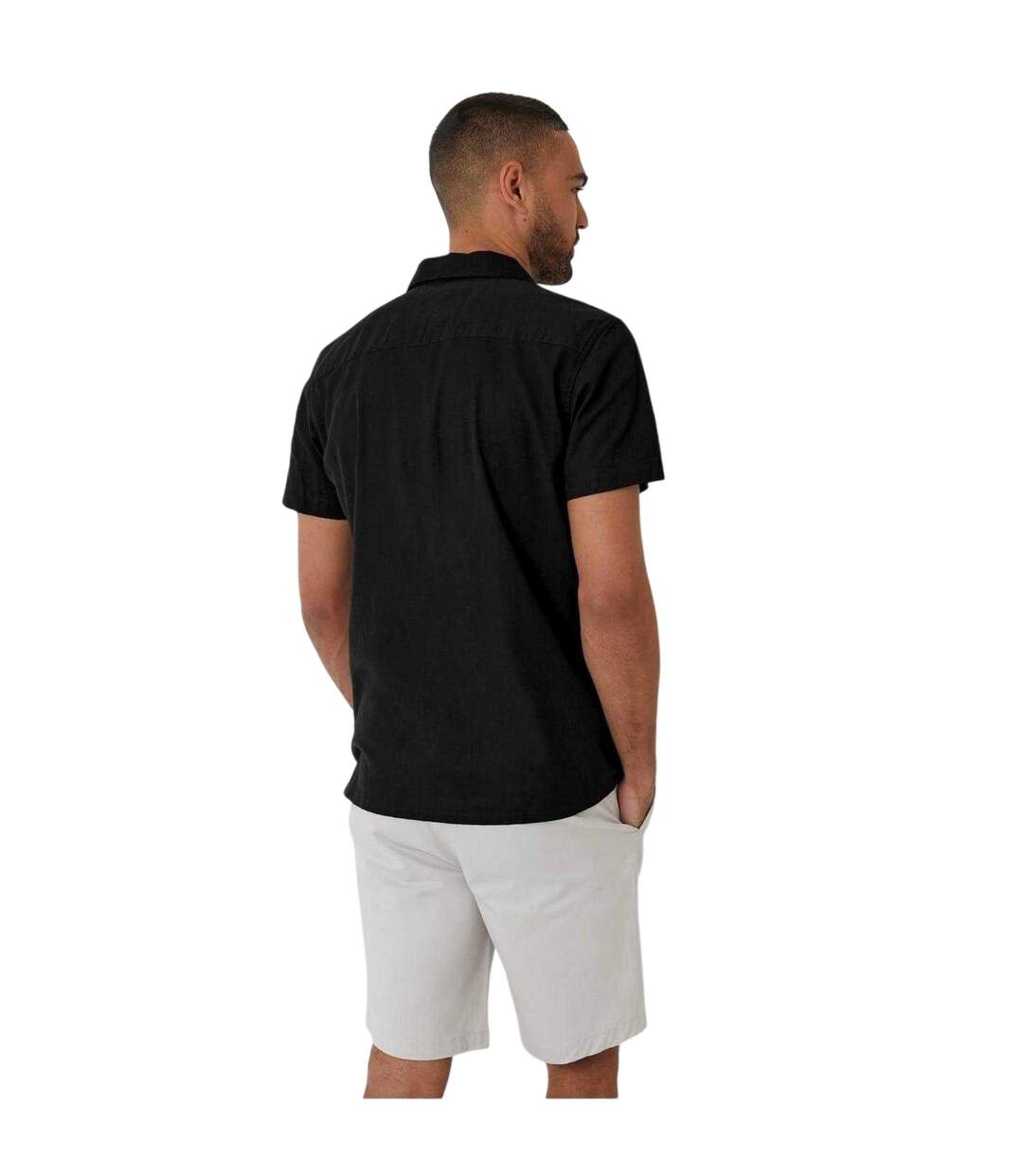 Chemise Maples Homme Noir Threadbare-3