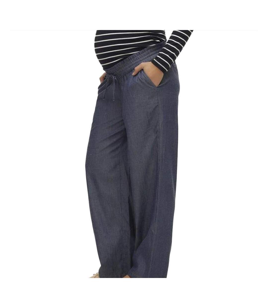 Pantalon Bleu Femme Mamalicious Talia - L-1