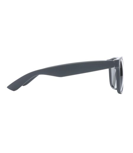 Unisex adult recycled pc plastic sunglasses one size grey XD Collection