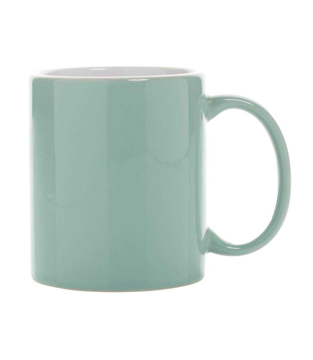 Classic inner two tone ceramic 350ml mug one size green XD Collection-1
