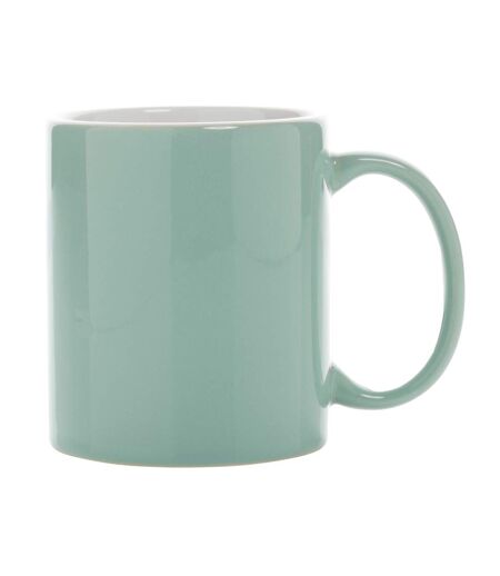 Classic inner two tone ceramic 350ml mug one size green XD Collection