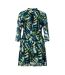 Robe Patineuse Femme Vert Jaune Pâle Biba-2