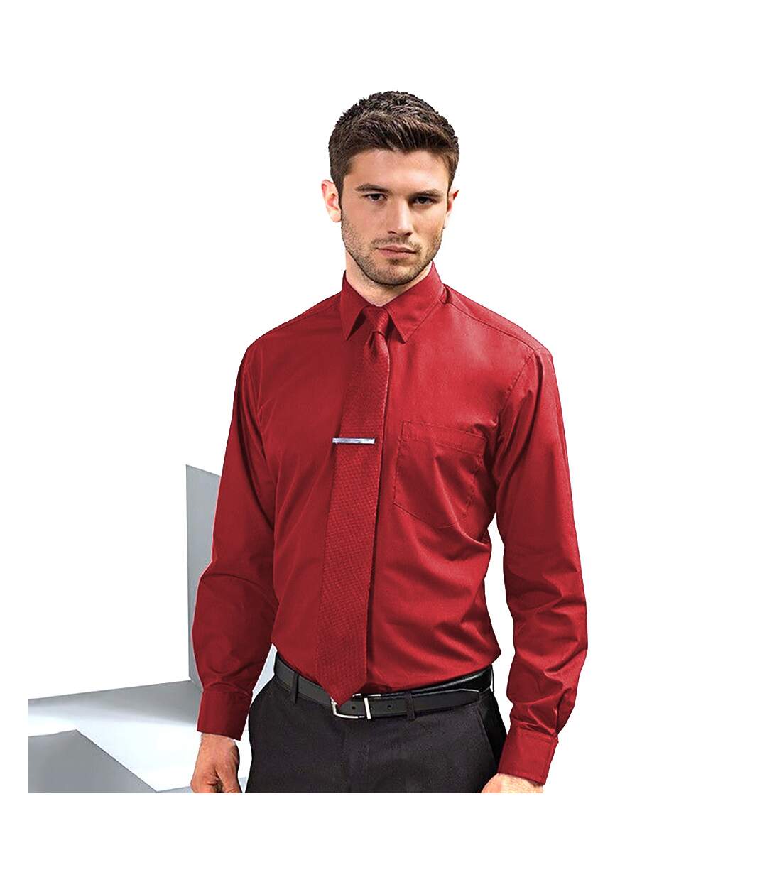 Chemise formelle  homme rouge Premier