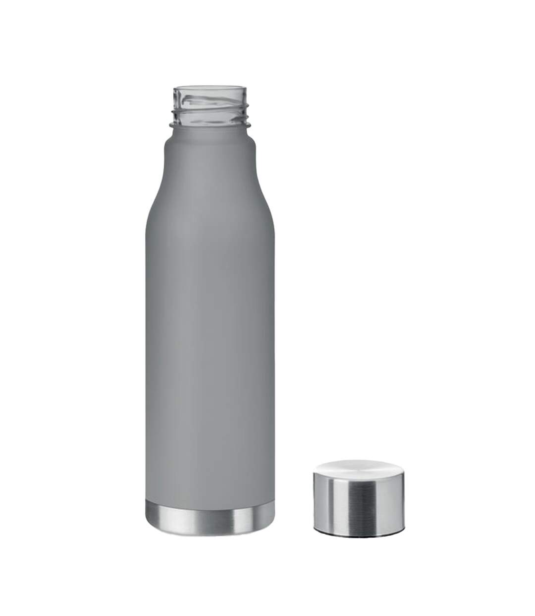 Glacier rpet 600ml water bottle one size transparent grey MidOcean-2
