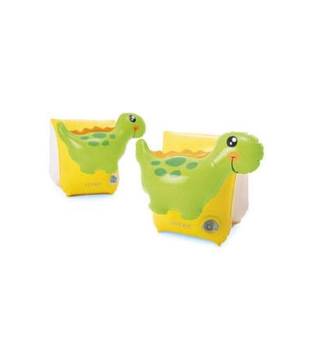 Brassards pour Enfant Dino 3D 23cm Jaune & Vert
