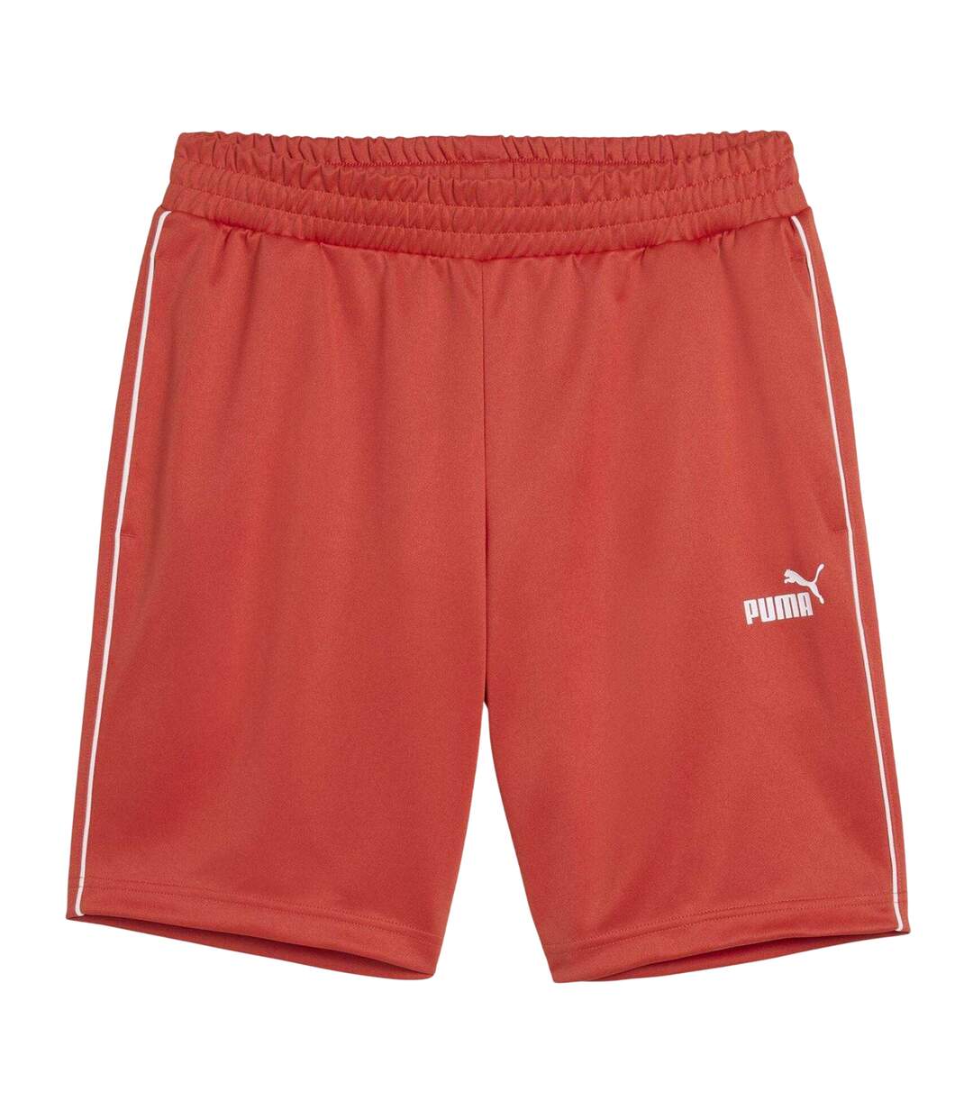 Mens Sport Contrast Piping Shorts Fire Red Puma-2