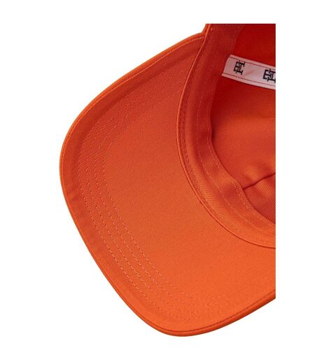 Mens Embroidered Logo Cotton Baseball Cap Orange Tommy Hilfiger