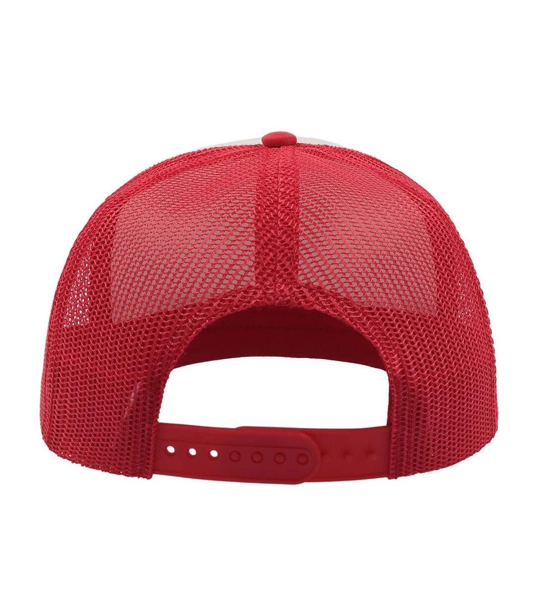 Casquette trucker snap 90s adulte blanc / rouge / noir Atlantis-2