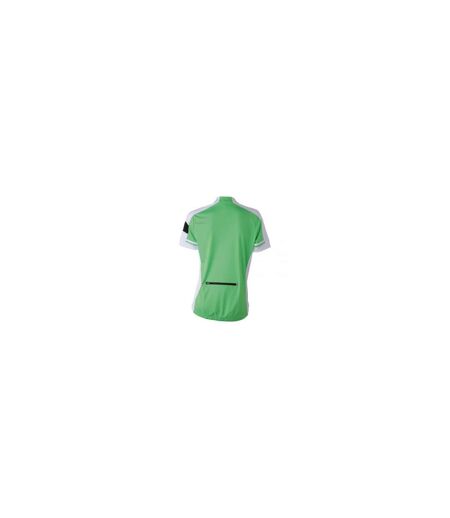 maillot cycliste zippé FEMME JN453 - vert