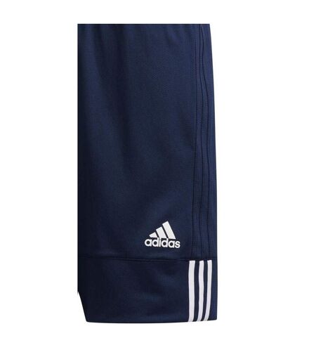 Short De Basket Motif/style Logo Homme Bleu Marine Blanc Adidas