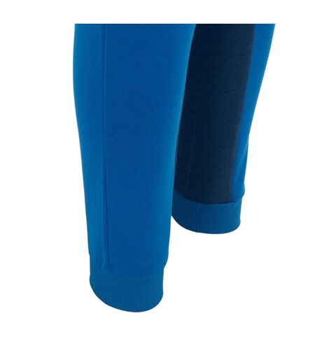 Mens Two Tone Cotton Blend Workout Tracksuit Royal Blue Navy Lonsdale