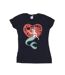 Disney T-shirt en coton Femme/Ladies The Little Mermaid Love Daddy (Bleu marine) - UTBI26334-1