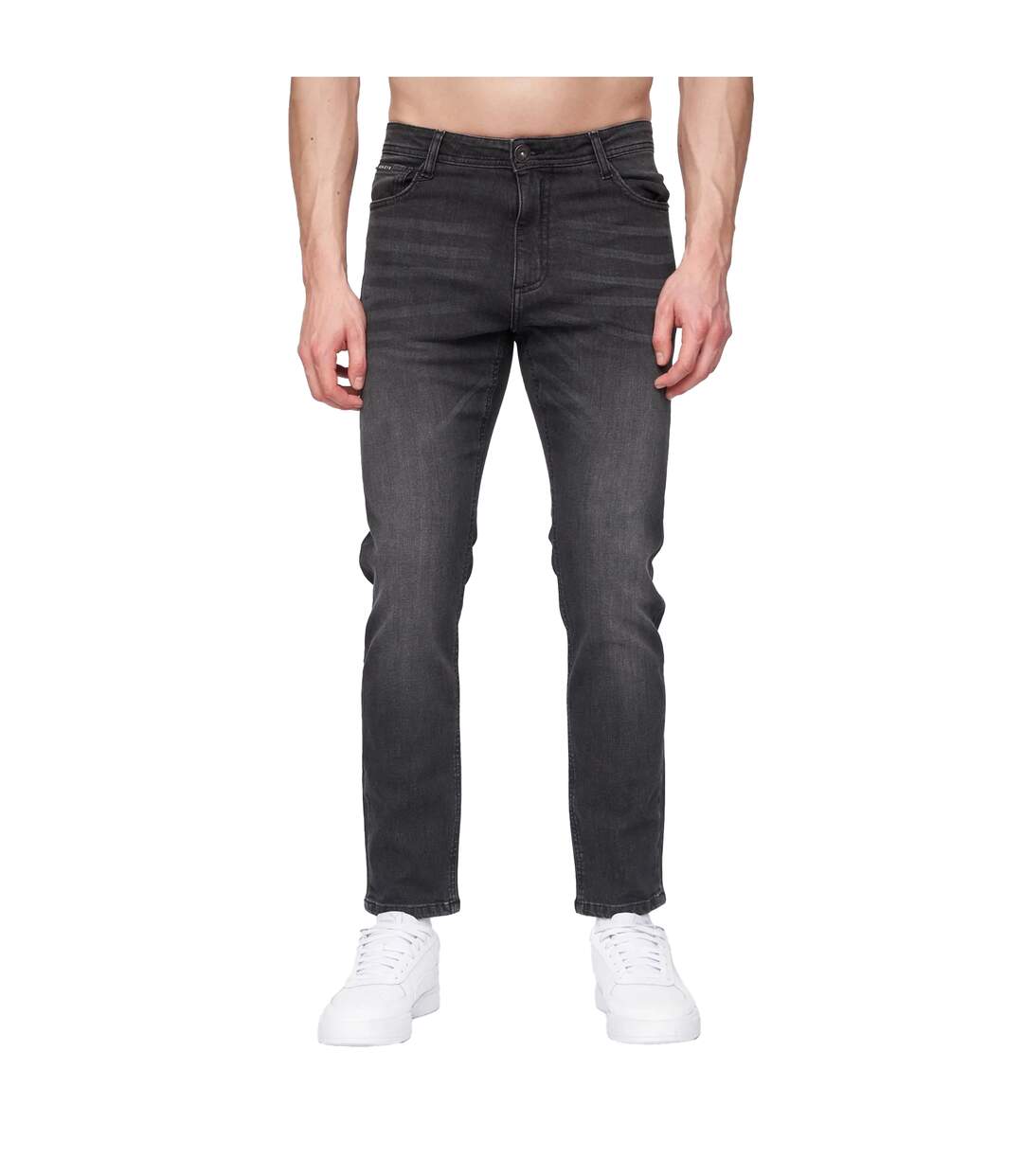 Jean Craze Comfort Homme Charbon Henleys-2
