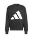 Mens Logo Crew Neck Sweatshirt Black Adidas-2