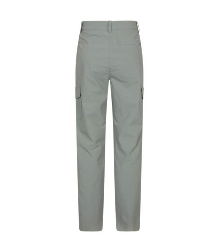 Womens/ladies monte cargo hiking trousers light khaki Mountain Warehouse
