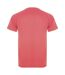 T-shirt montecarlo homme corail fluo Roly Roly