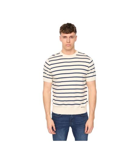 T-shirt Norwell Homme Gris Pâle À Rayures Duck And Cover