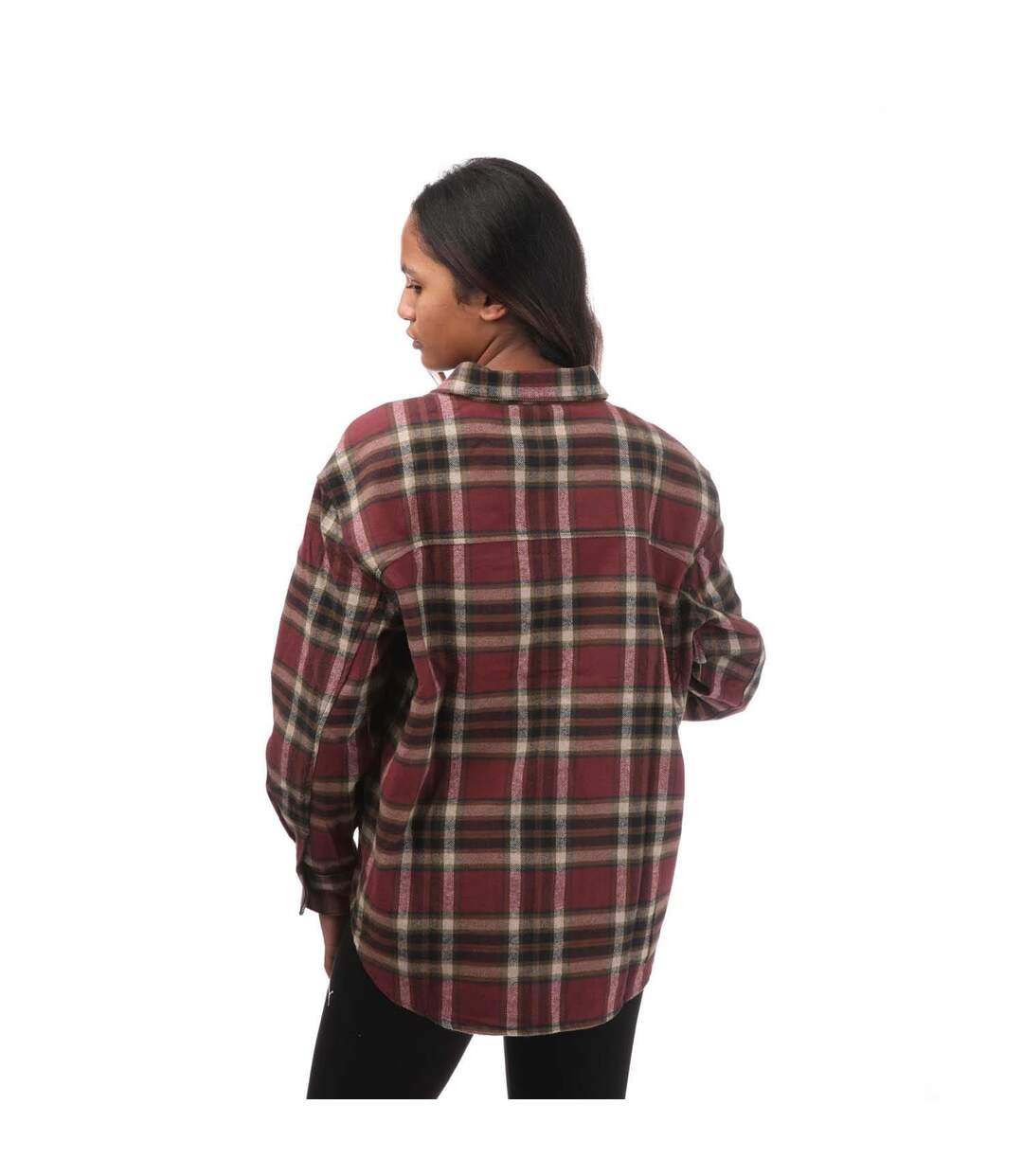 Surchemise femme bordeaux sombre Timberland-2