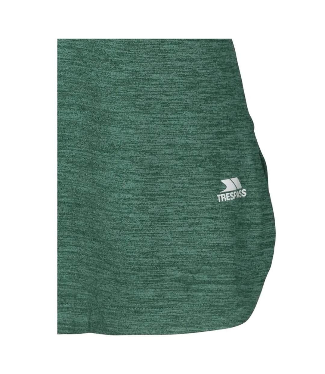 Haut De Sport Kansas Femme Vert Sarcelle Pâle Chiné Trespass-3