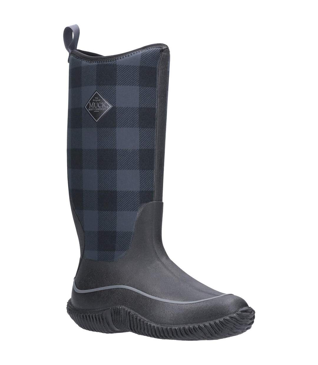 Muck Boots Womens/Ladies Hale Wellington Boot (Black/Grey Plaid) - UTFS6970