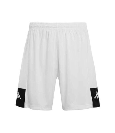 Short de sport blanc/noir homme kappa daggo - l