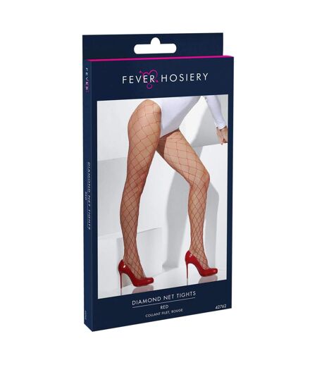 Collant femme rouge Fever