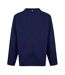 Mens Crew Neck Regular Long-sleeved Sweatshirt Navy Umbro-2