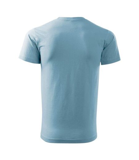 T-shirt Basic Homme Bleu Ciel Adler