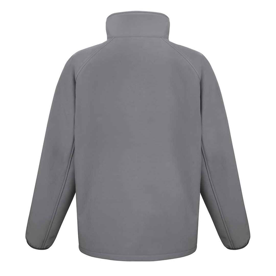 Mens printable soft shell jacket charcoal/black Result Core-2