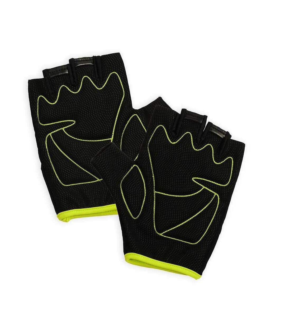 Mens training gloves black/green Fitness Mad-4