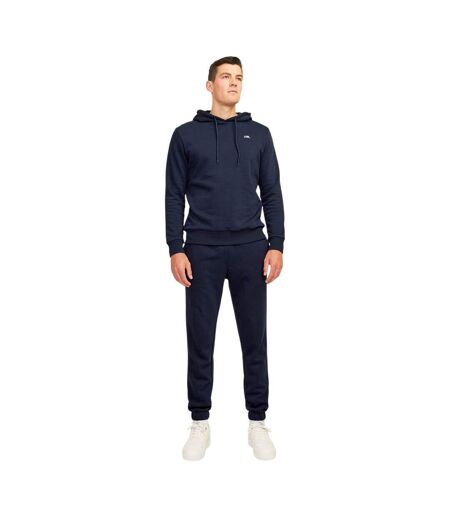 Mens Logo Regular Hoodie Navy JJ Rebel